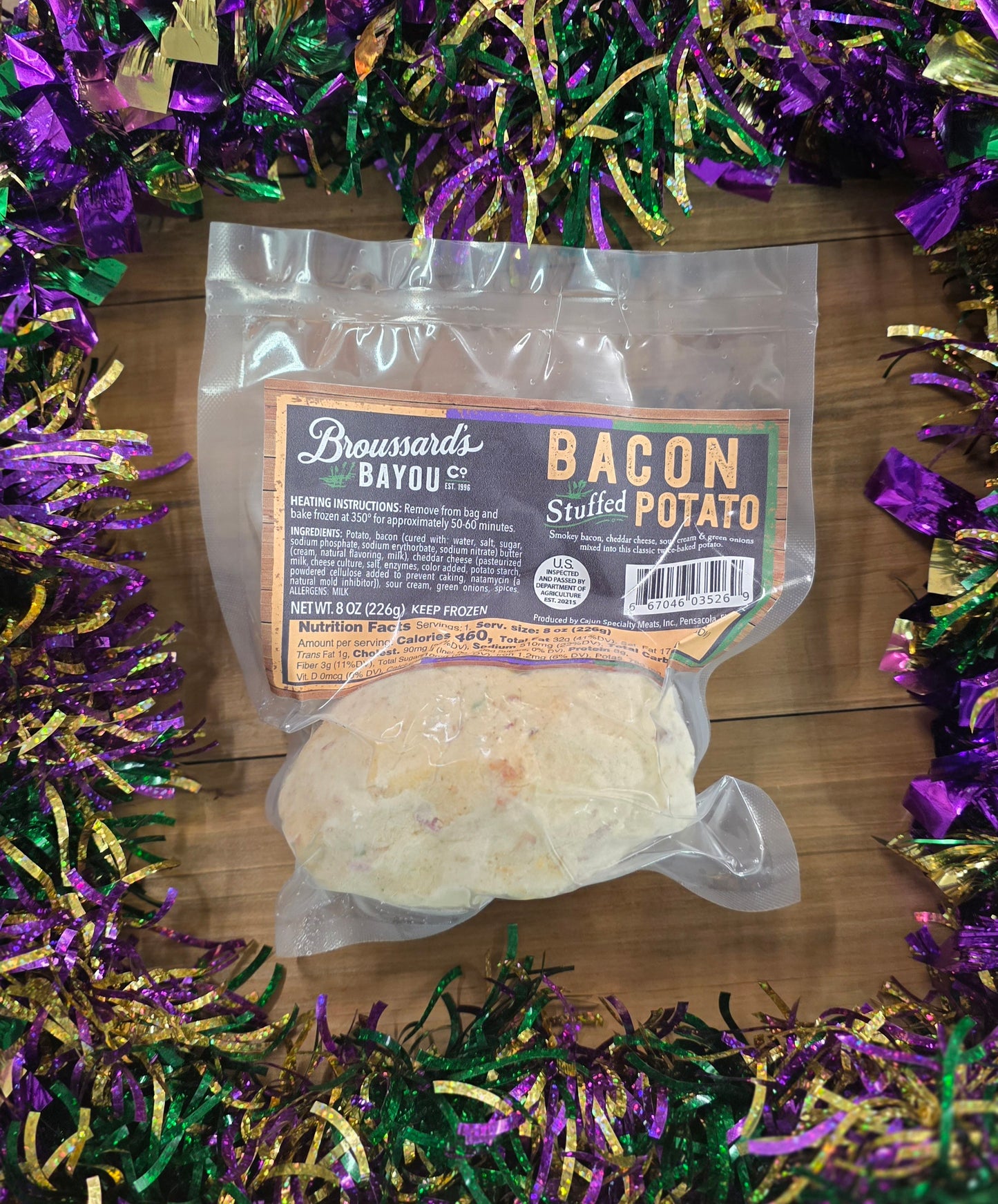 Bacon Stuffed Twice Baked Potato